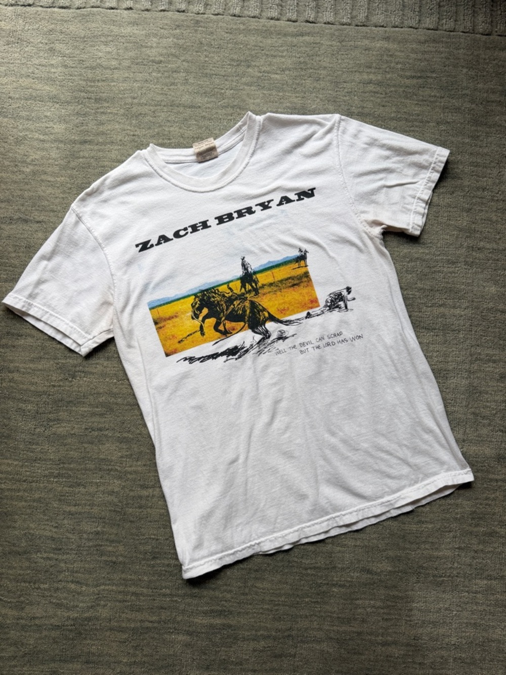 Zach Bryan White Graphic Tee